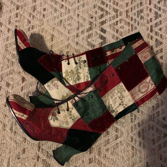 Vintage Kenneth Cole Patchwork Boots 